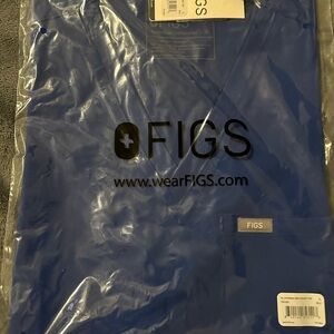 Figs Catarina Scrub Top, Large, Winning Blue